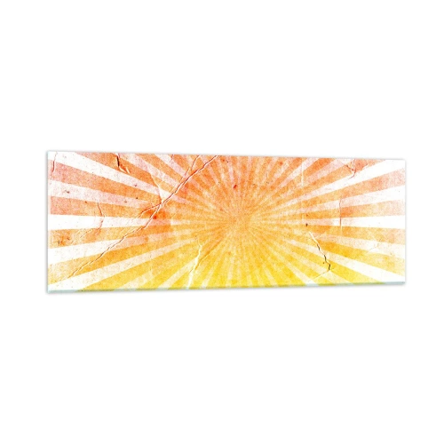 Quadro em vidro - Nasceres e entardeceres - 90x30 cm