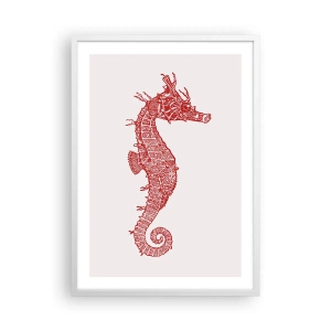 Pôster em moldura branca - Uma criatura complexa - 50x70 cm