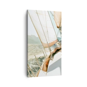 Quadro em tela - Sob a vela - 45x80 cm