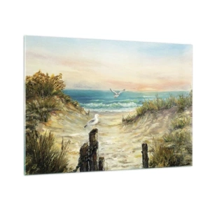 Quadro em vidro - Refúgio sem vento - 100x70 cm