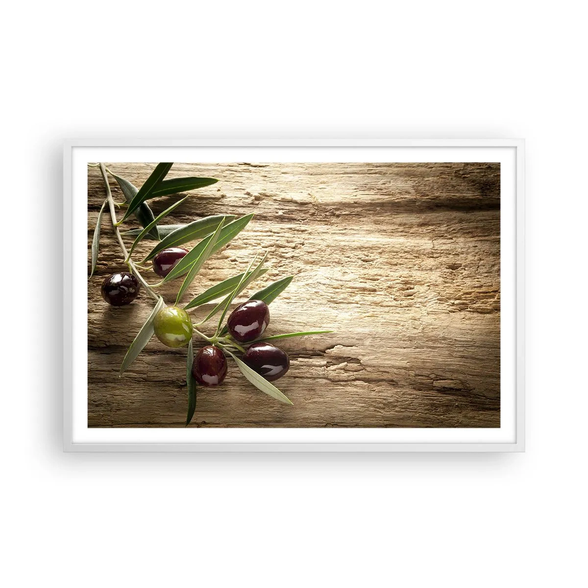 Pôster em moldura branca - Direto da natureza - 91x61 cm