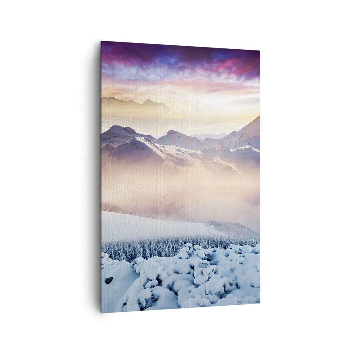 Quadro em tela - O poder e a pureza da natureza - 80x120 cm