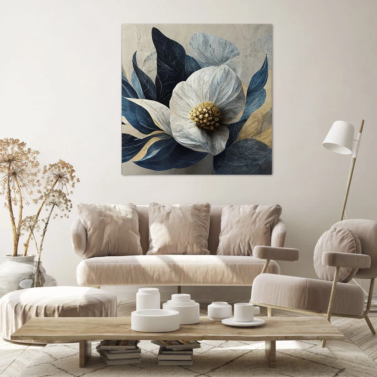 Quadro em tela - Tem um coração de ouro - 60x60 cm