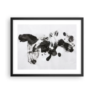 Pôster com moldura preta - Existe um método para a loucura? - 50x40 cm