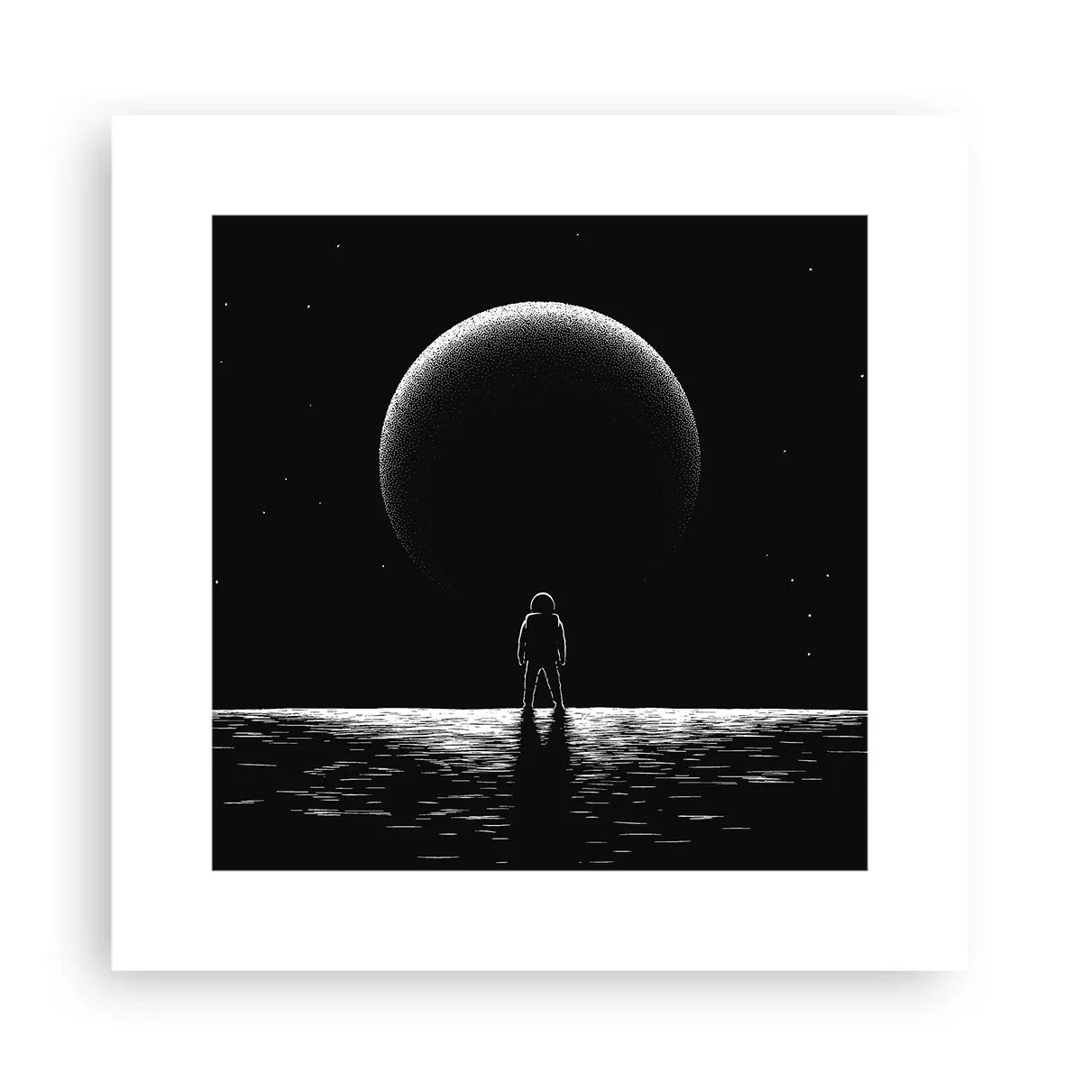 Pôster - Cara a cara - 30x30 cm