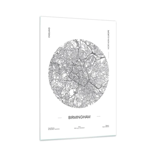 Quadro em vidro - Anatomia de Birmingham - 70x100 cm