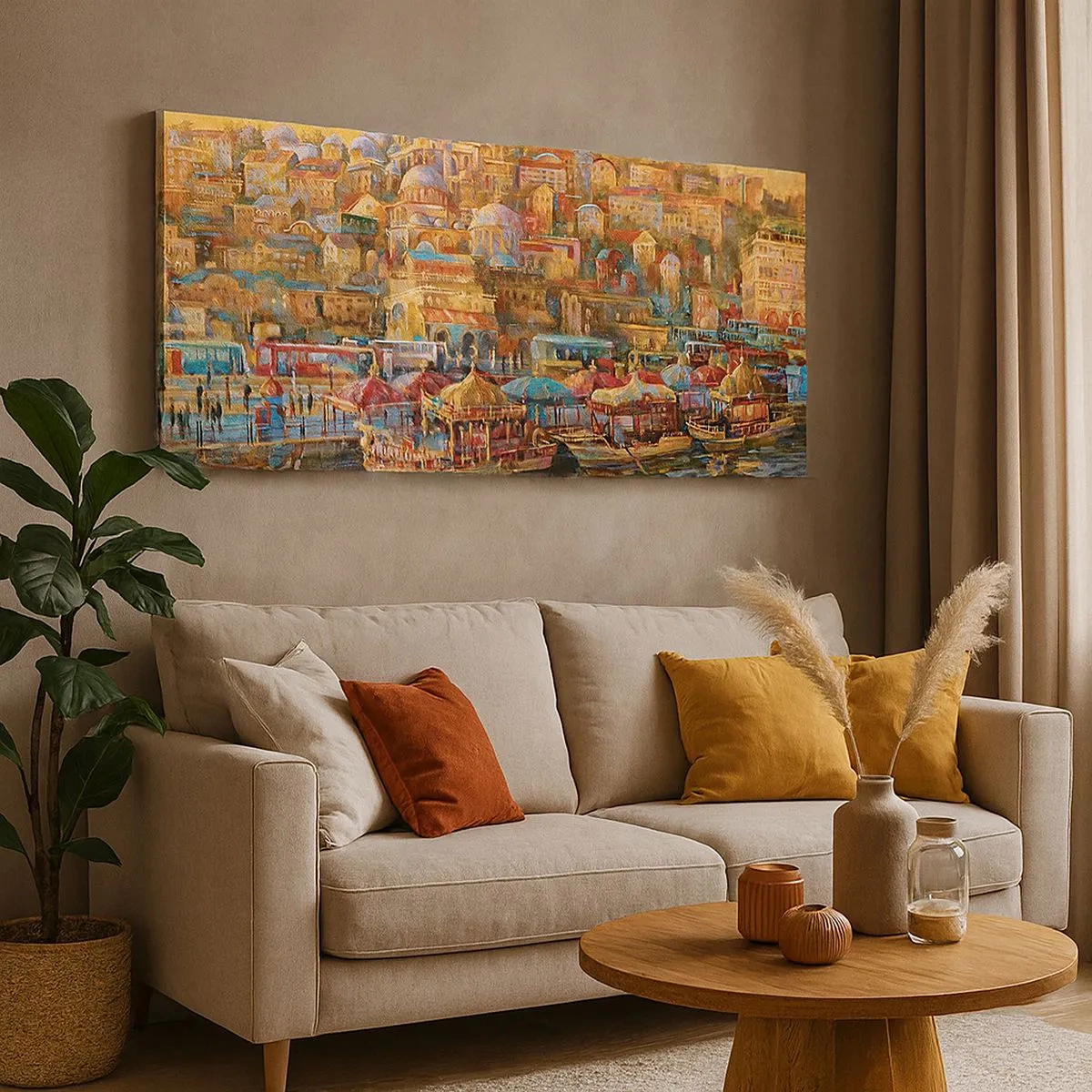 Quadro em tela - Conto de Istambul - 100x40 cm