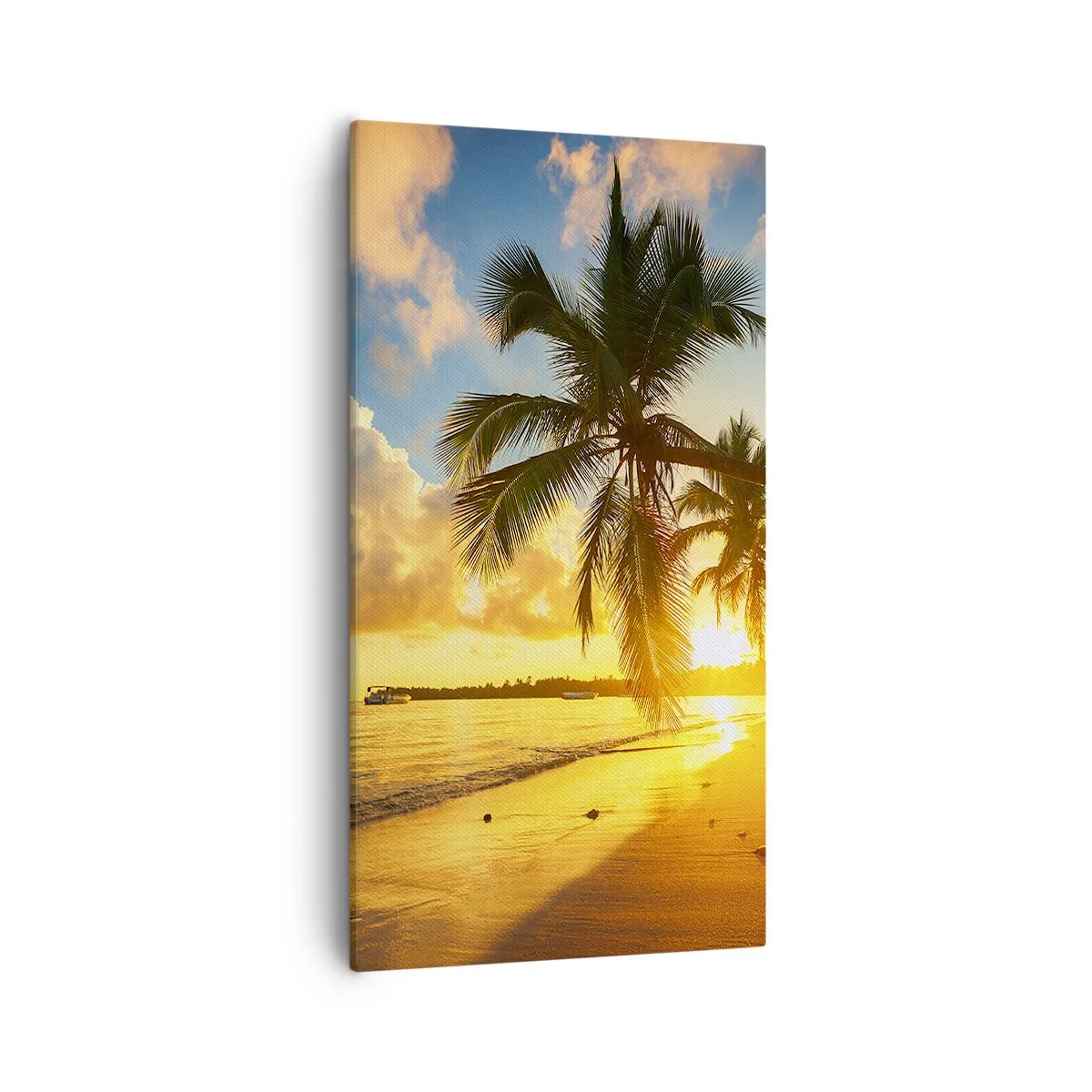 Quadro em tela - Um sonho caribenho - 55x100 cm