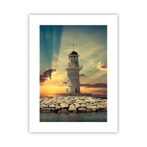 Pôster - Luz - Bondade - Beleza - 30x40 cm