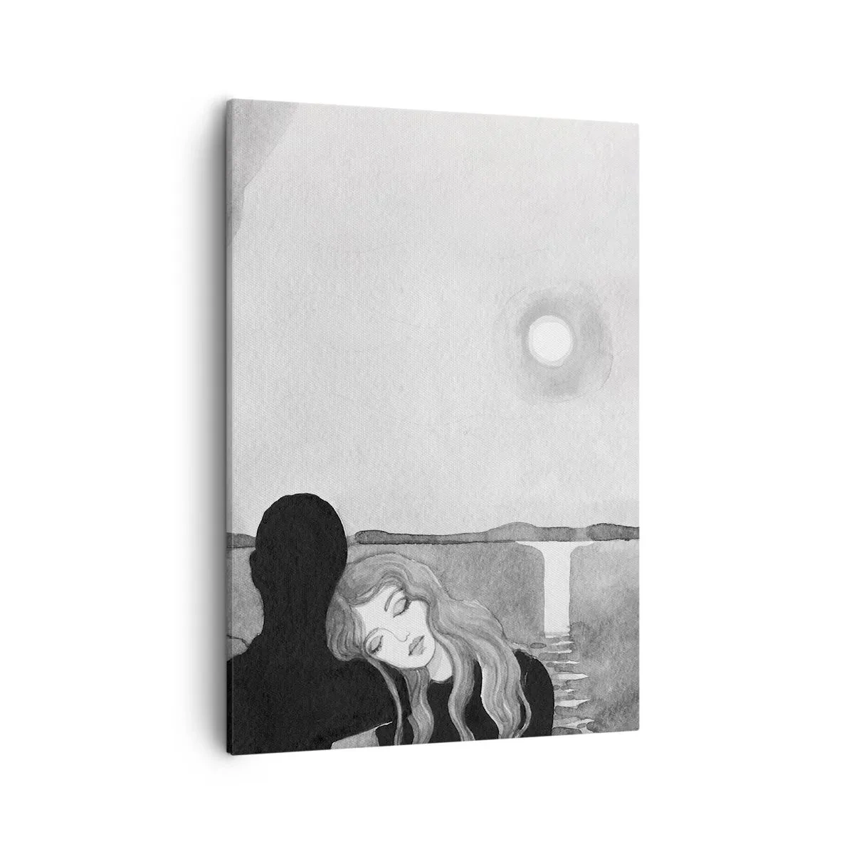 Quadro em tela - Sempre misteriosa - 50x70 cm