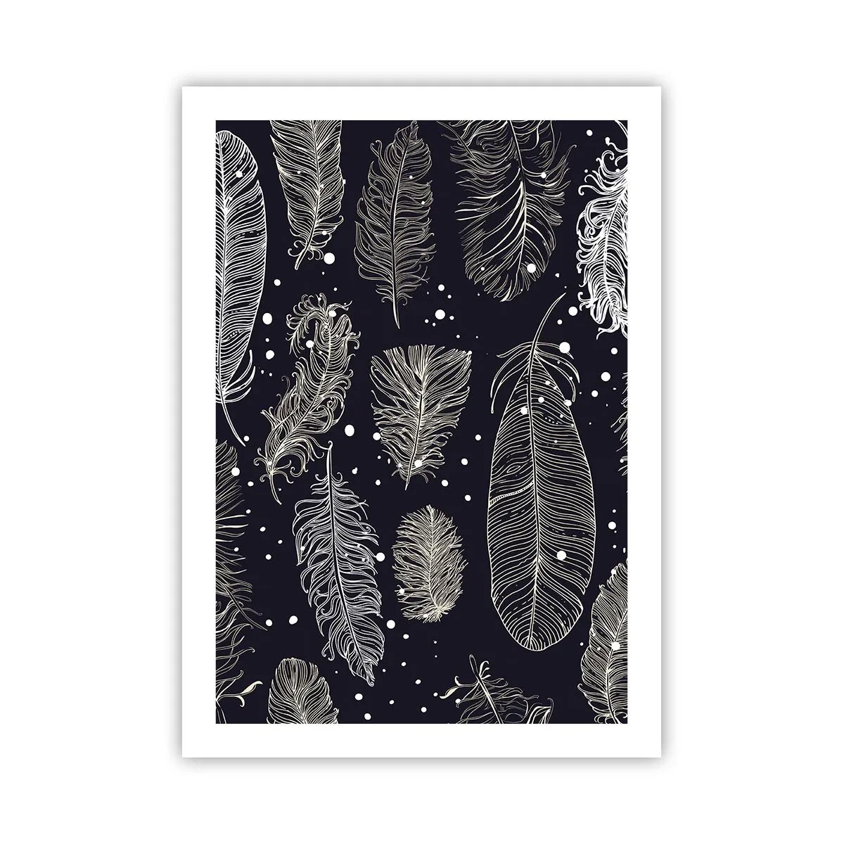Pôster - Rendas de penas - 50x70 cm