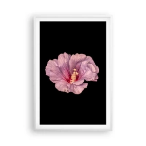 Pôster em moldura branca - Direto para o coração - 61x91 cm