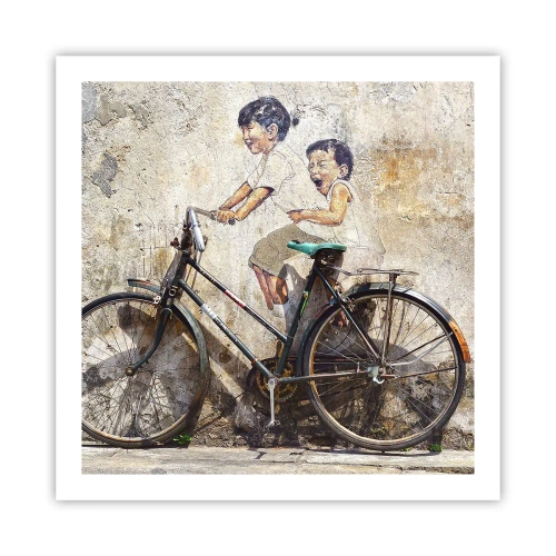 Pôster - Verdadeiro ou falso? - 60x60 cm