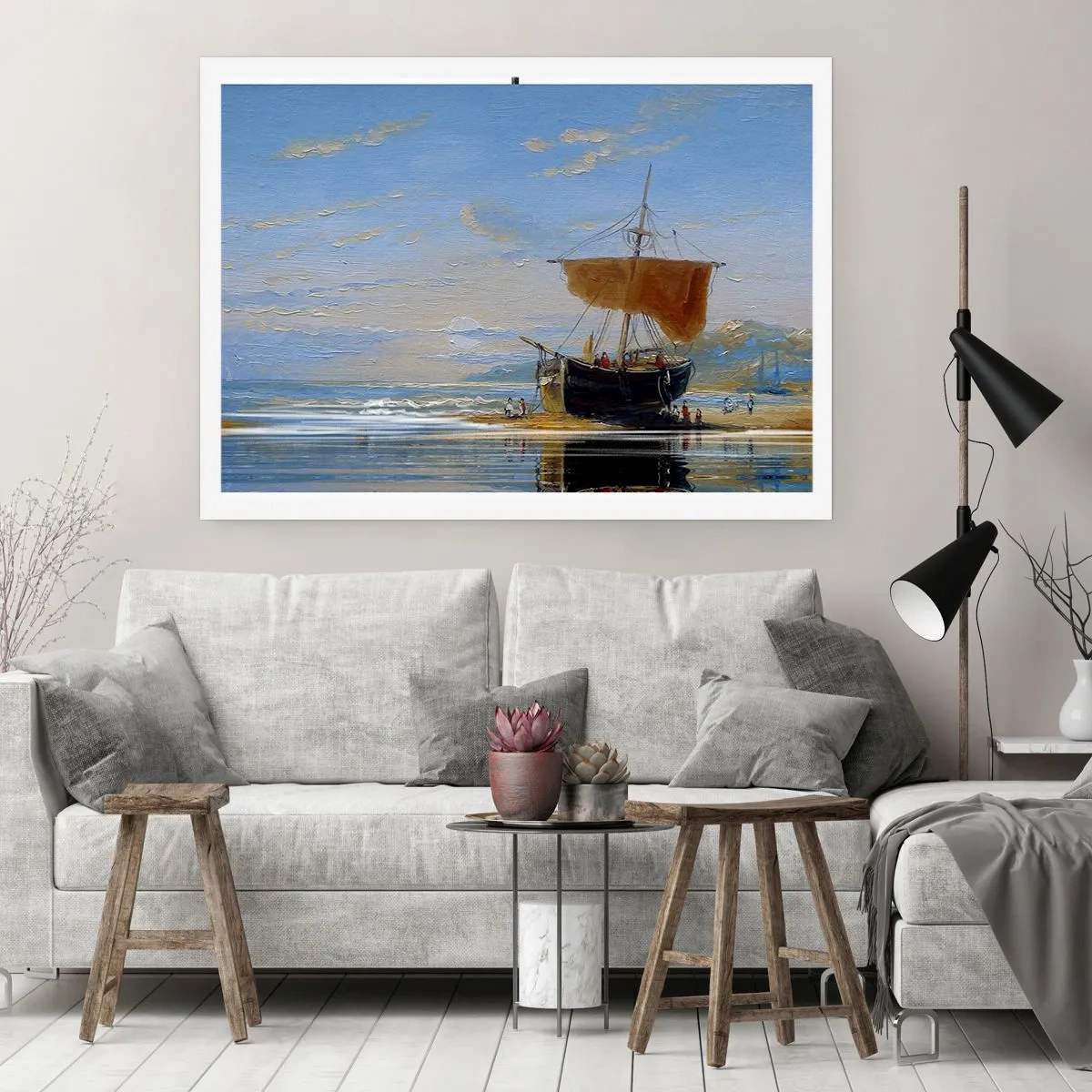 Pôster - Água, terra, ar - 40x30 cm