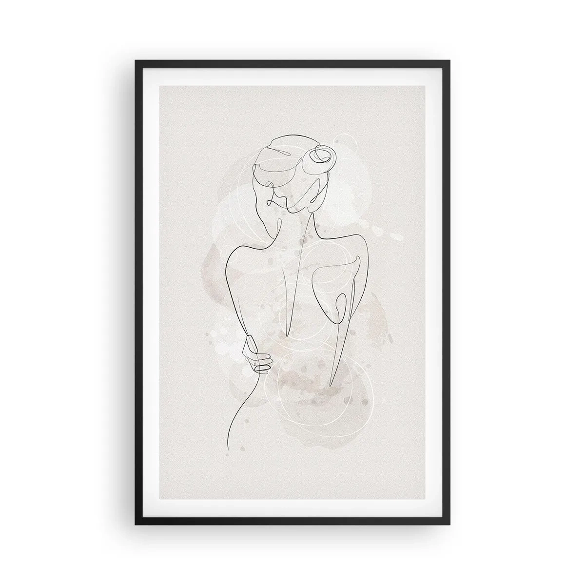 Pôster com moldura preta - Como um instrumento sensível - 61x91 cm