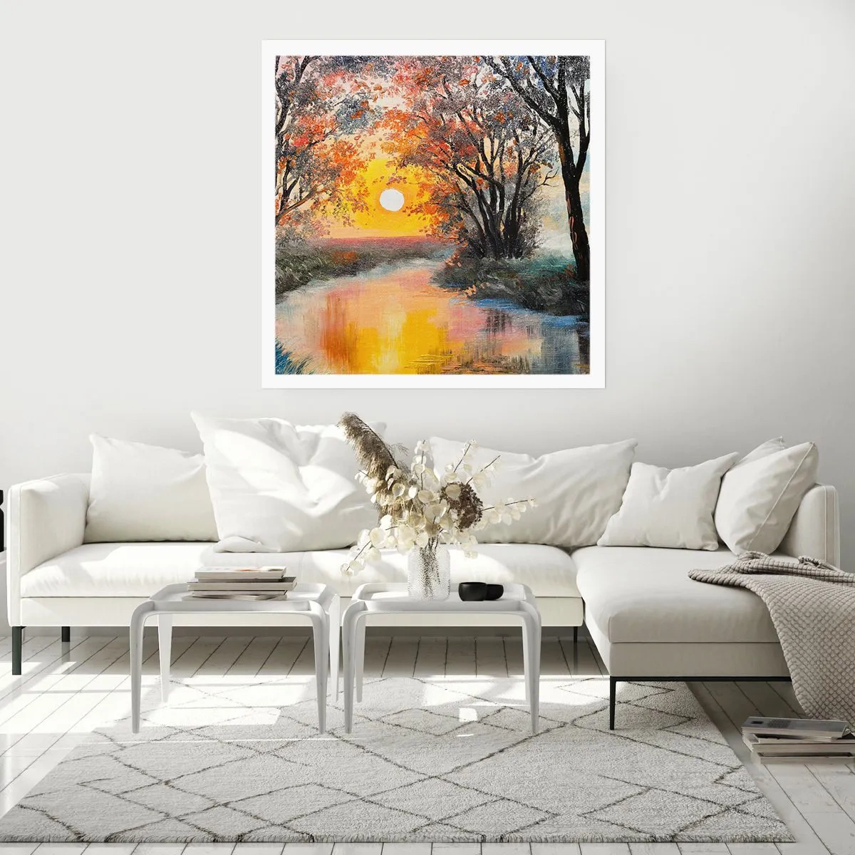 Pôster - Vibrações de outono - 40x40 cm