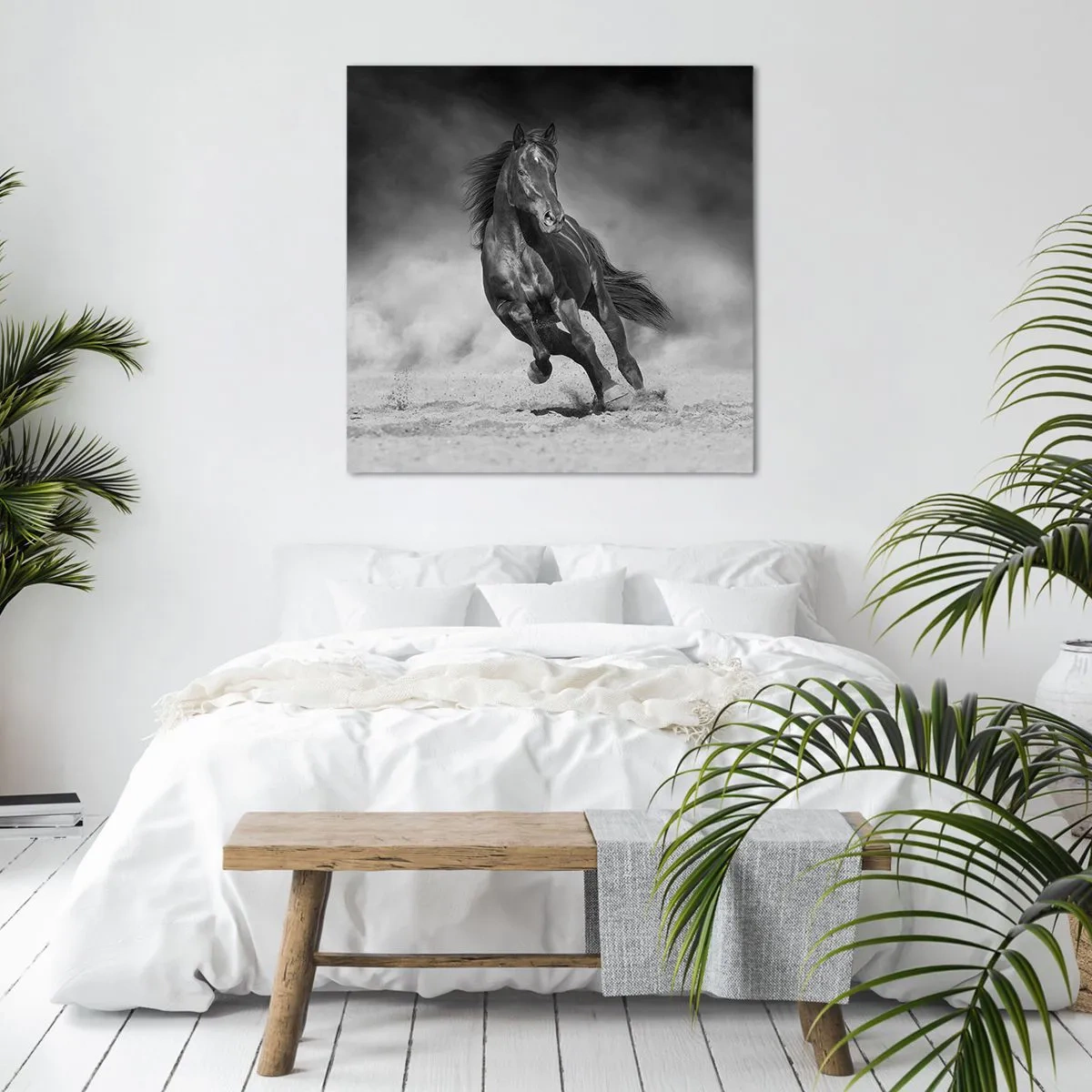 Quadro em tela - Digno do próprio emir - 40x40 cm