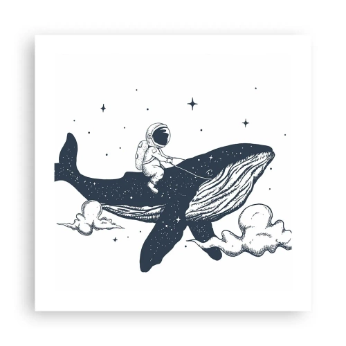 Pôster - Aventura espacial - 50x50 cm