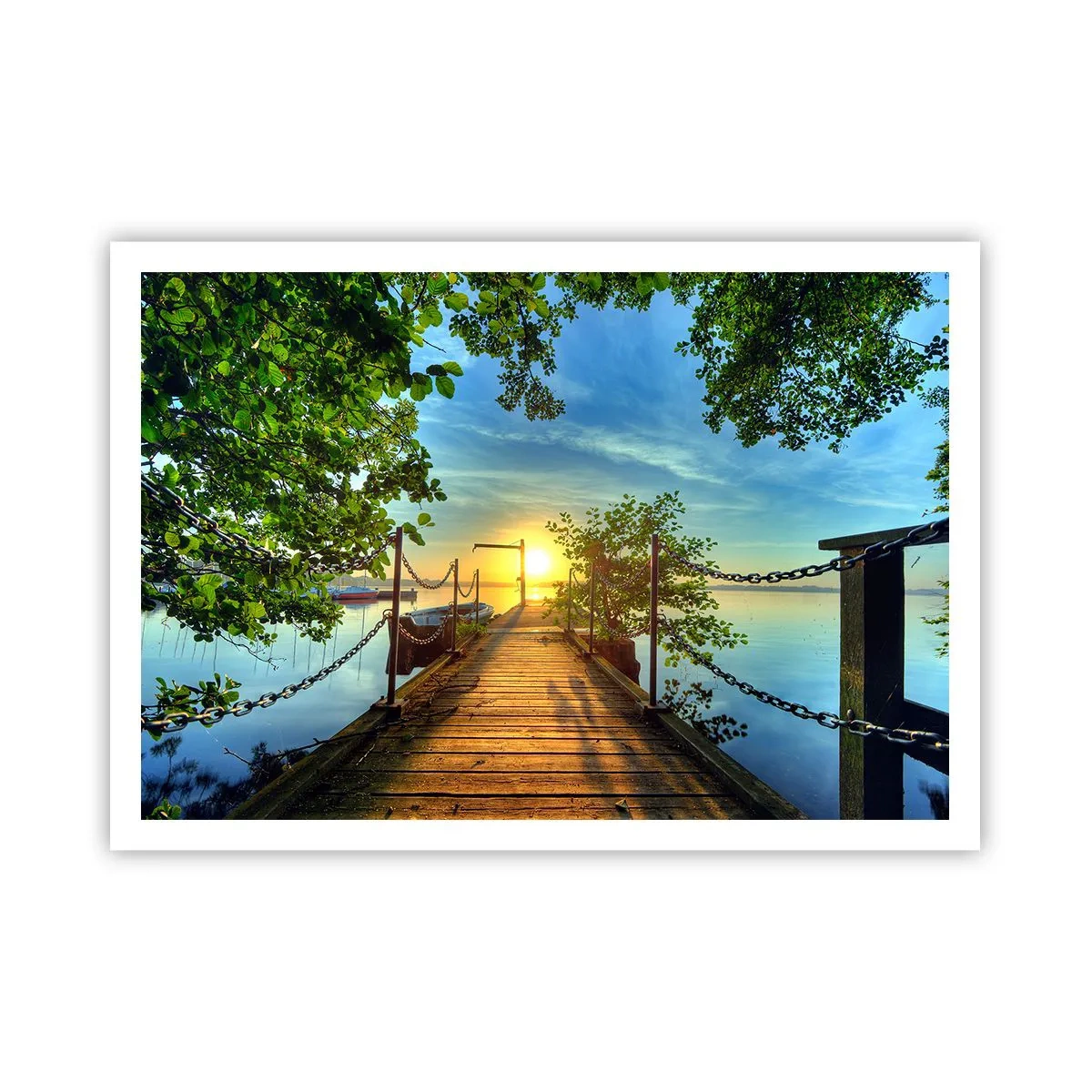 Pôster - Oeste sobre a água - 100x70 cm