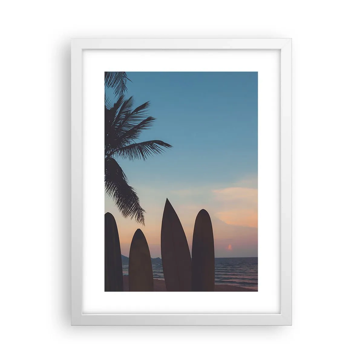 Pôster em moldura branca - Amanhã também será divertido - 30x40 cm