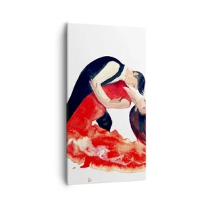 Quadro em tela - Tango - uma onda sensual - 55x100 cm