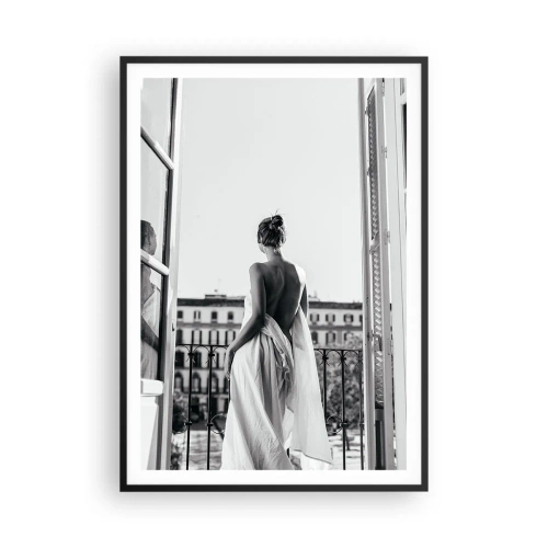 Pôster com moldura preta - Despertar dos sentidos - 70x100 cm