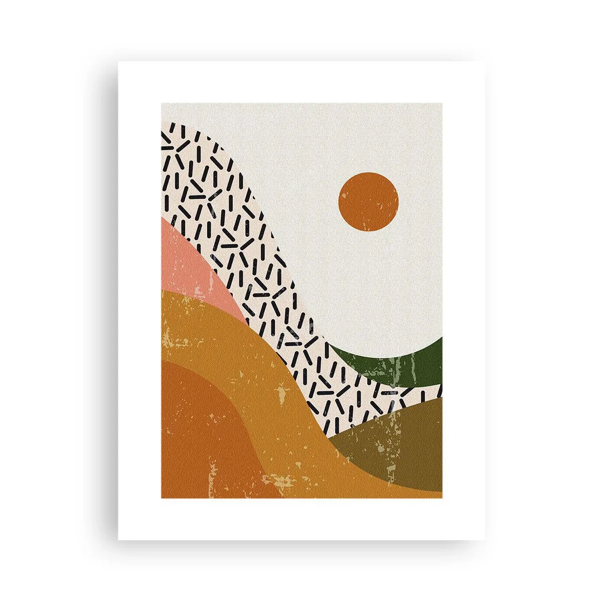 Pôster - Abstração solar - 30x40 cm