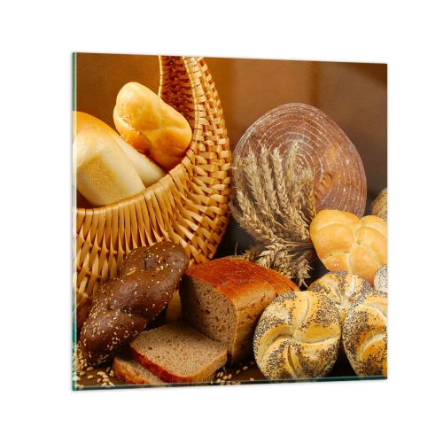 Quadro em vidro - Safamo-nos novamente - 50x50 cm