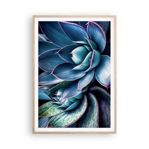 Pôster com moldura de carvalho claro - Força vital - 70x100 cm