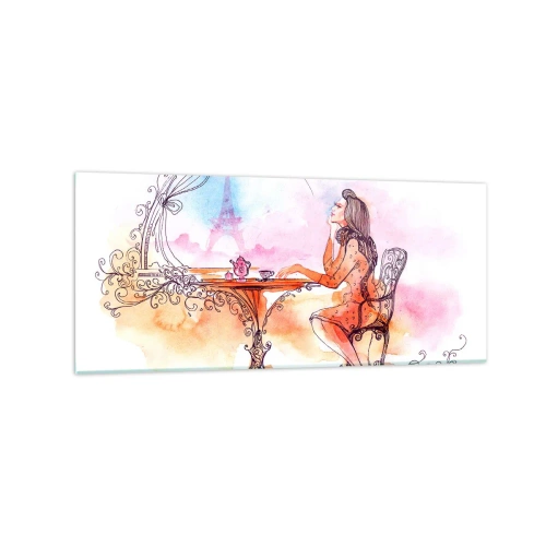 Quadro em vidro - Elegância parisiense - 120x50 cm