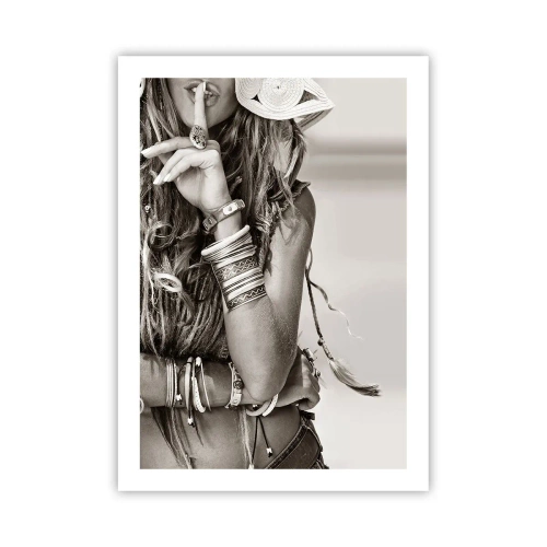 Pôster - Como uma menina - 50x70 cm