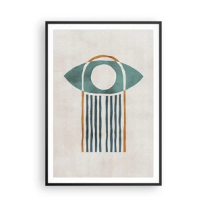 Pôster com moldura preta - Sinais e rituais - 70x100 cm