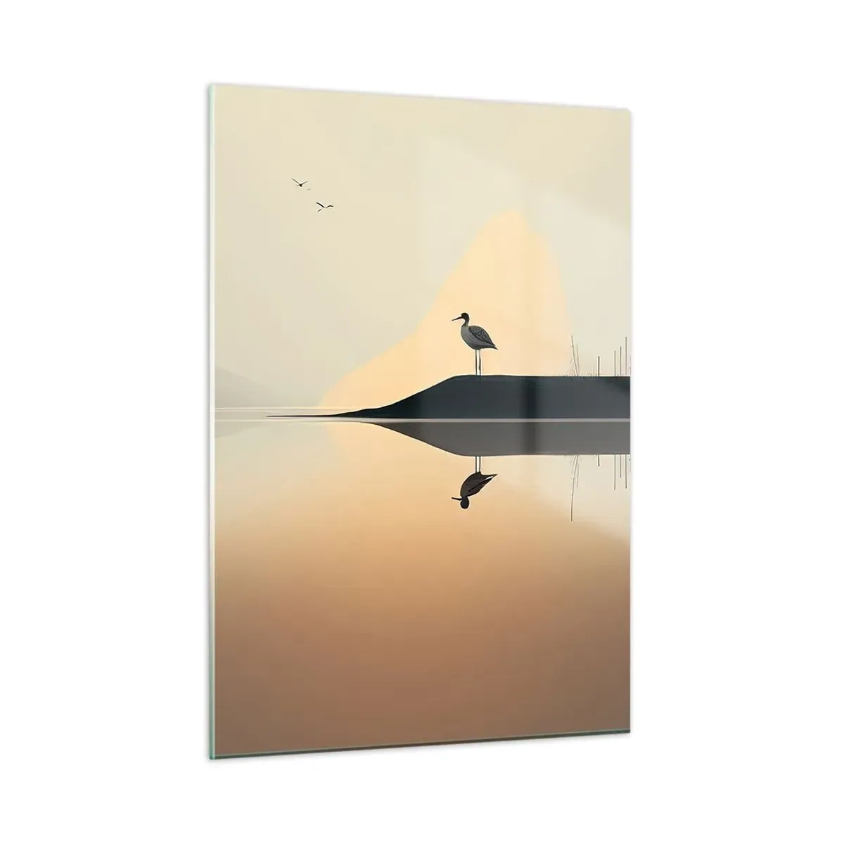 Quadro em vidro - Senhor no lago - 50x70 cm