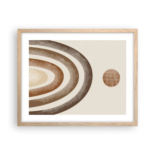 Pôster com moldura de carvalho claro - Numa galáxia muito distante - 50x40 cm