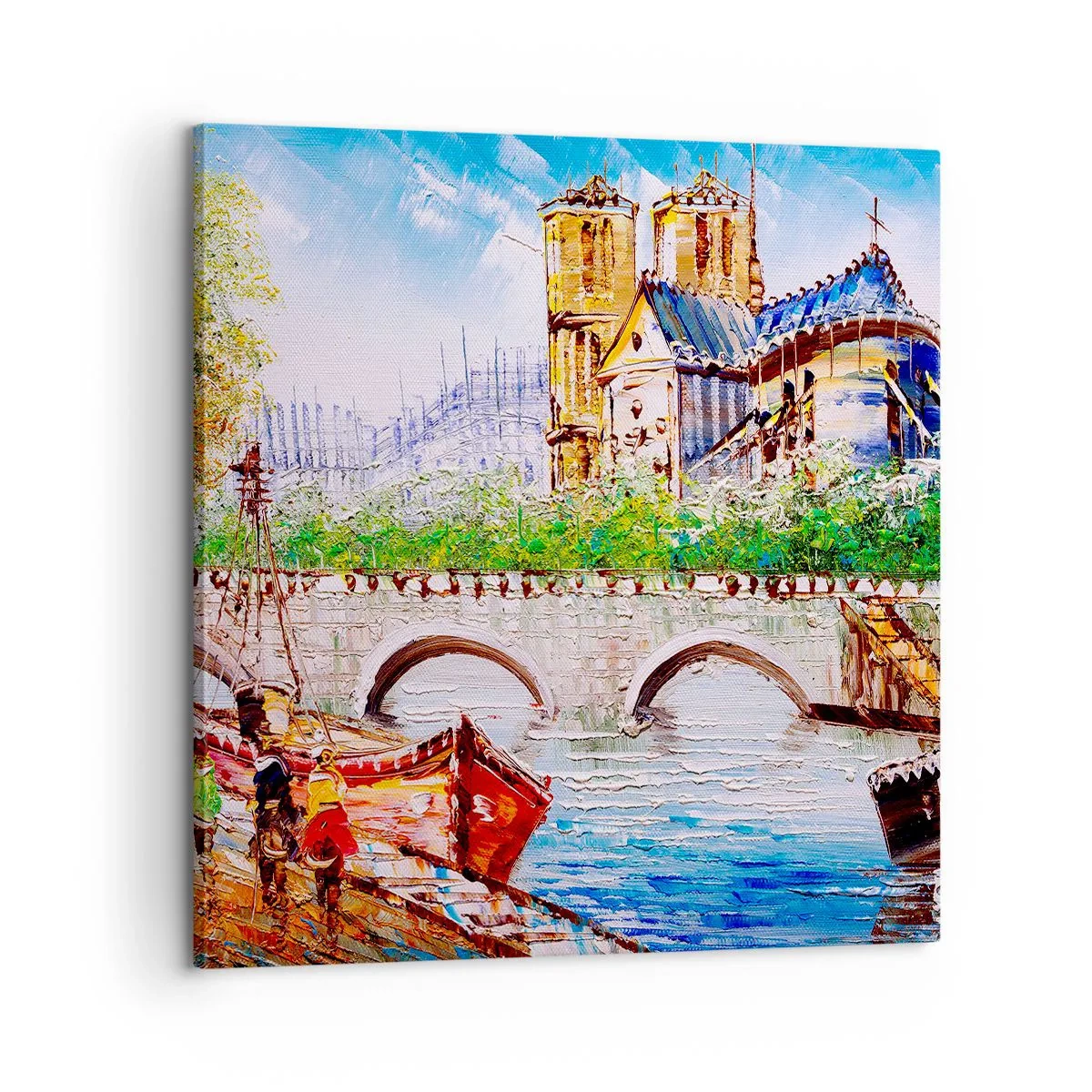 Quadro em tela - Nunca sai de moda - 60x60 cm