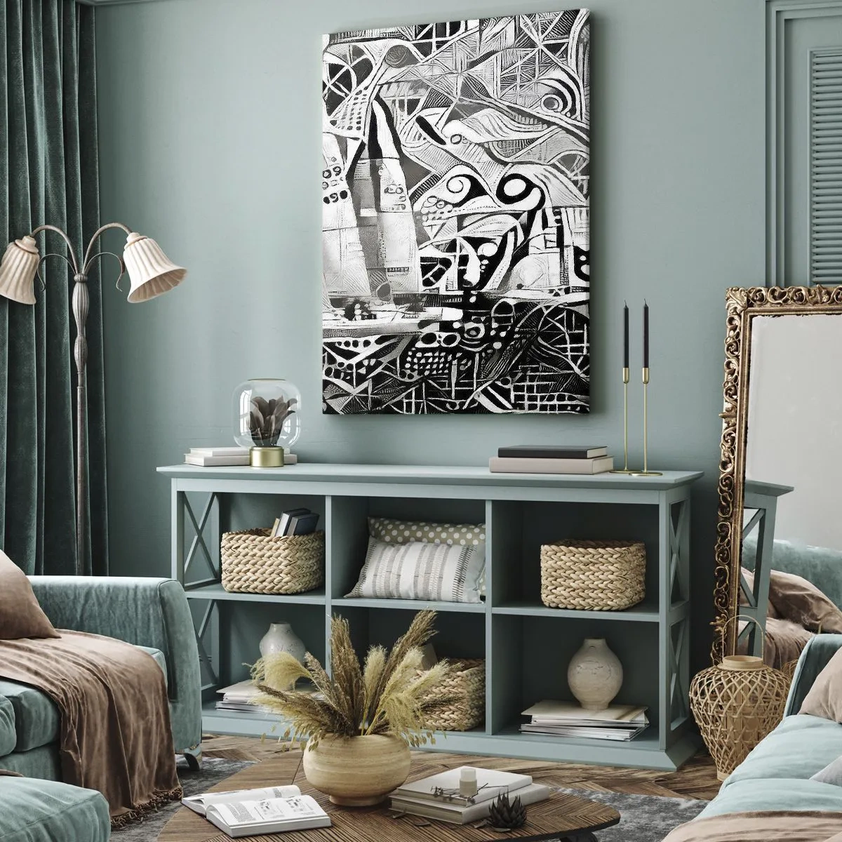 Quadro em tela - Entre as ondas - 50x70 cm