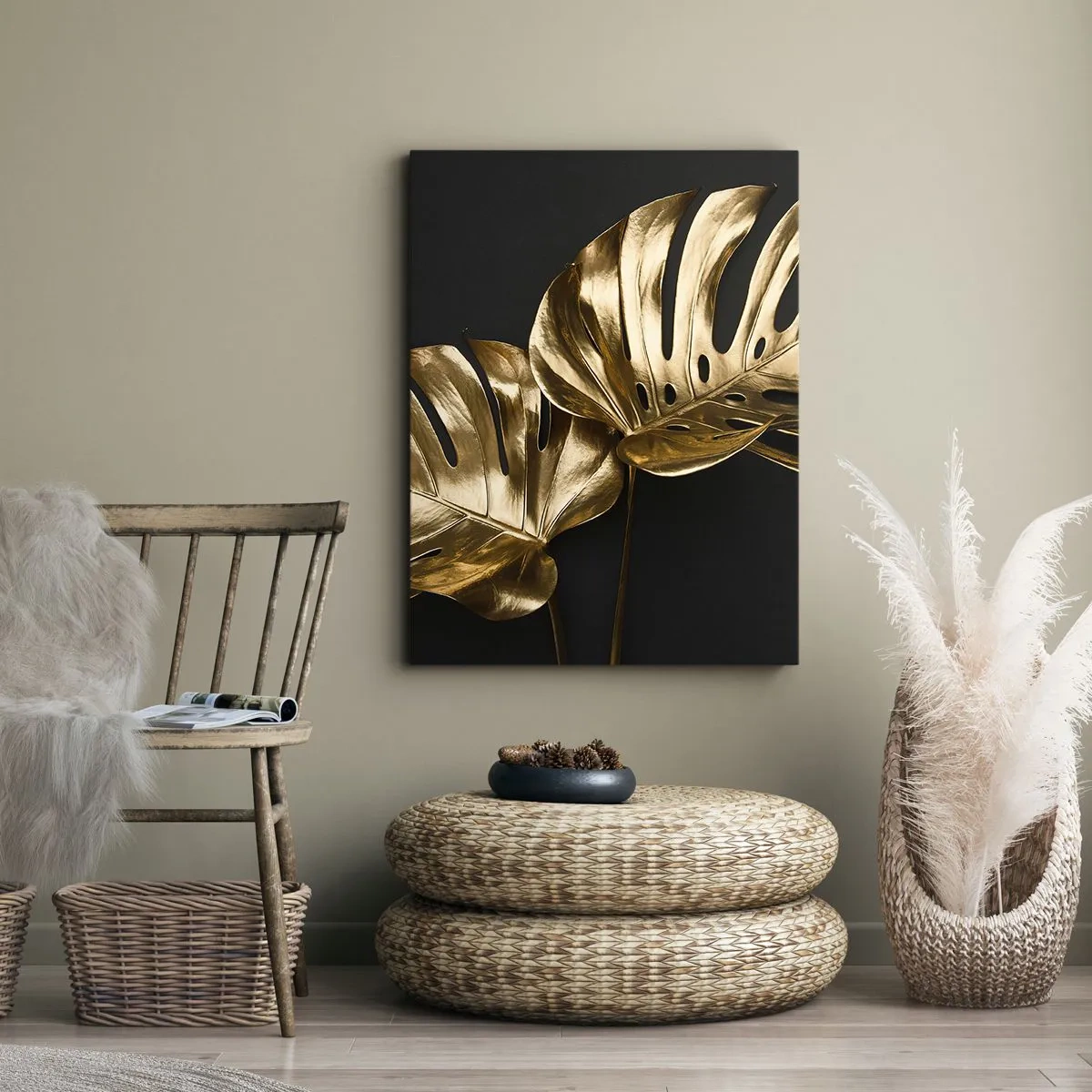 Quadro em tela - Tesouros da natureza - 65x120 cm