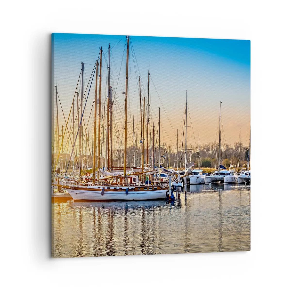 Quadro em tela - O vento também deve dormir - 50x50 cm
