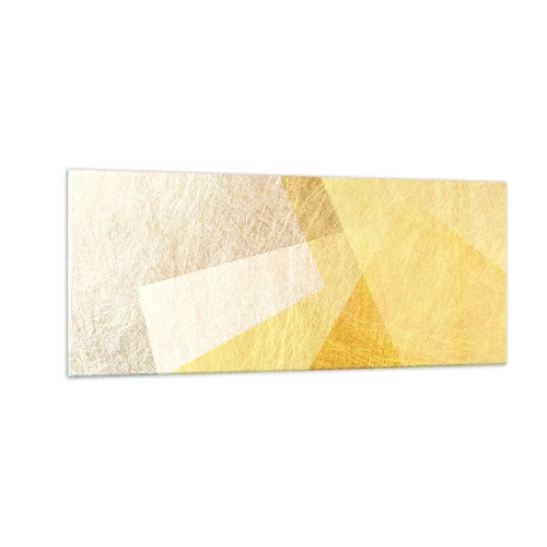 Quadro em vidro - Clima geométrico - 100x40 cm