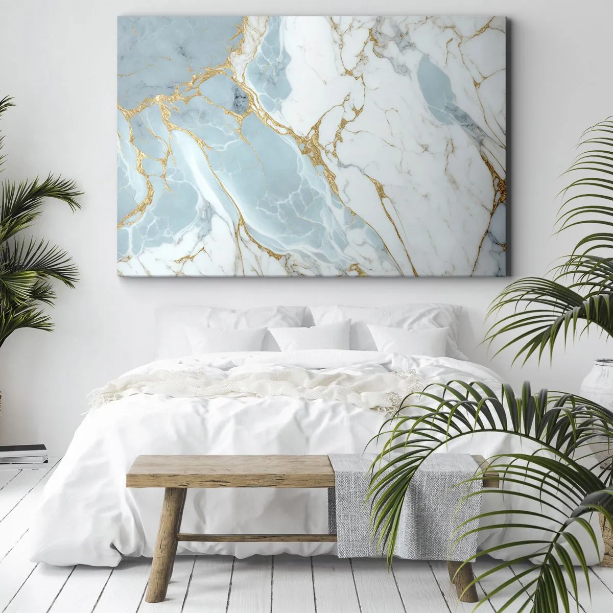 Quadro em tela - Riqueza de pedra - 70x50 cm
