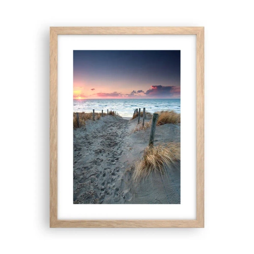 Pôster com moldura de carvalho claro - Derramou um arco-íris de esplendor radiante.... - 30x40 cm