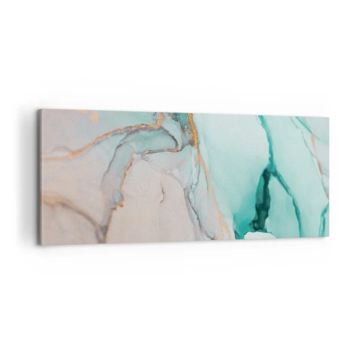 Quadro em tela - Dança das formas e cores - 100x40 cm