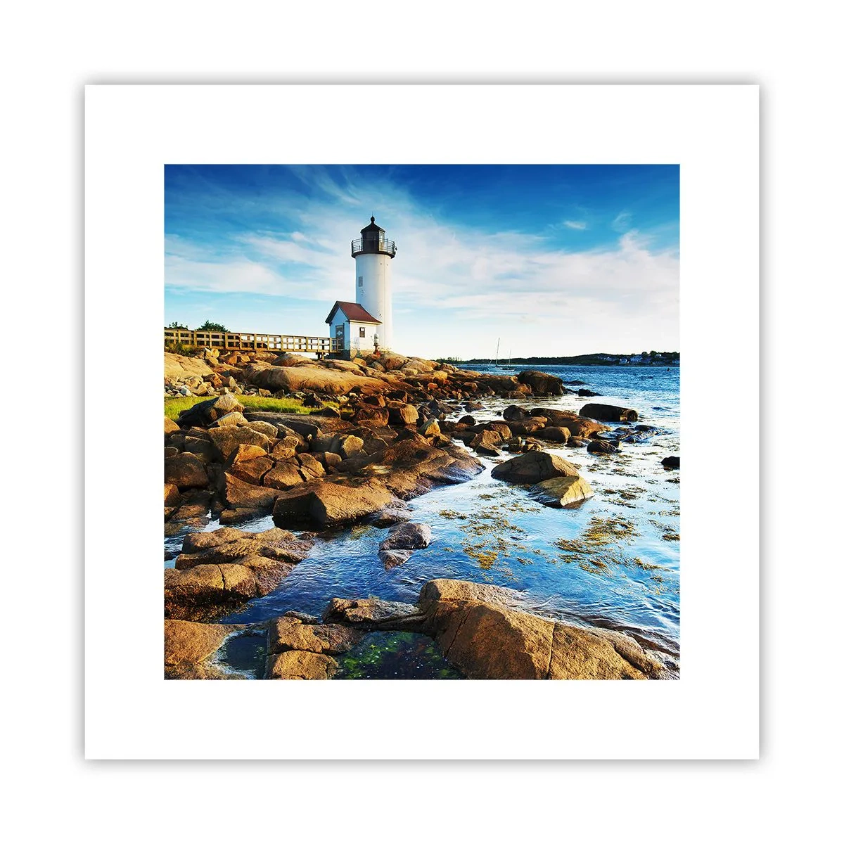 Pôster - Voltem bem, estou à espera - 30x30 cm