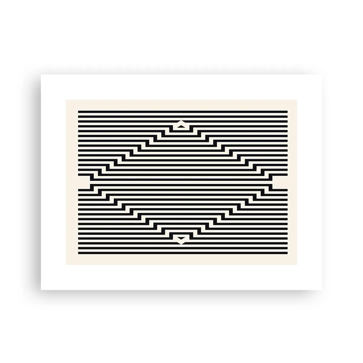 Pôster - Ilusão geométrica - 40x30 cm