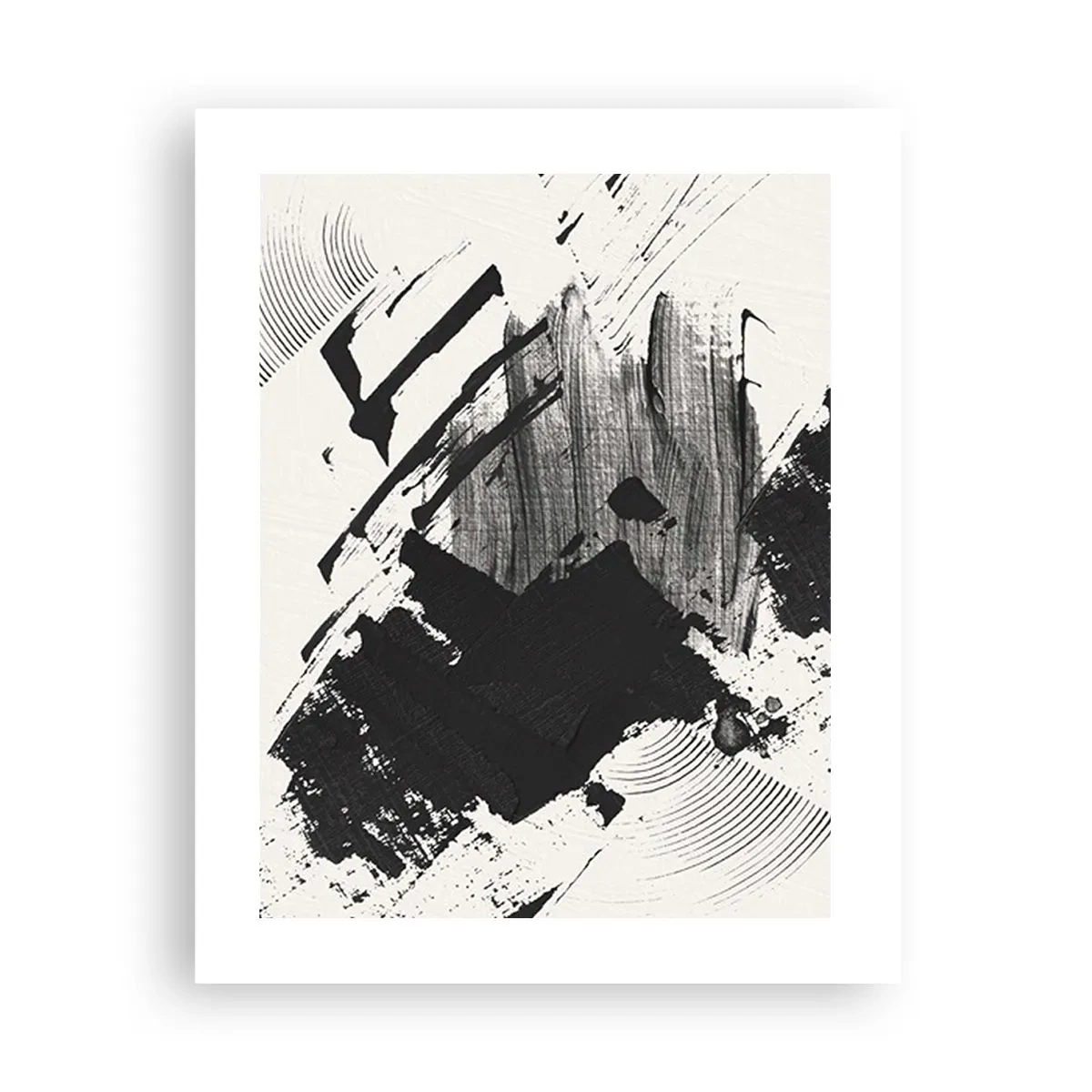 Pôster - Abstração – expressão do preto - 40x50 cm