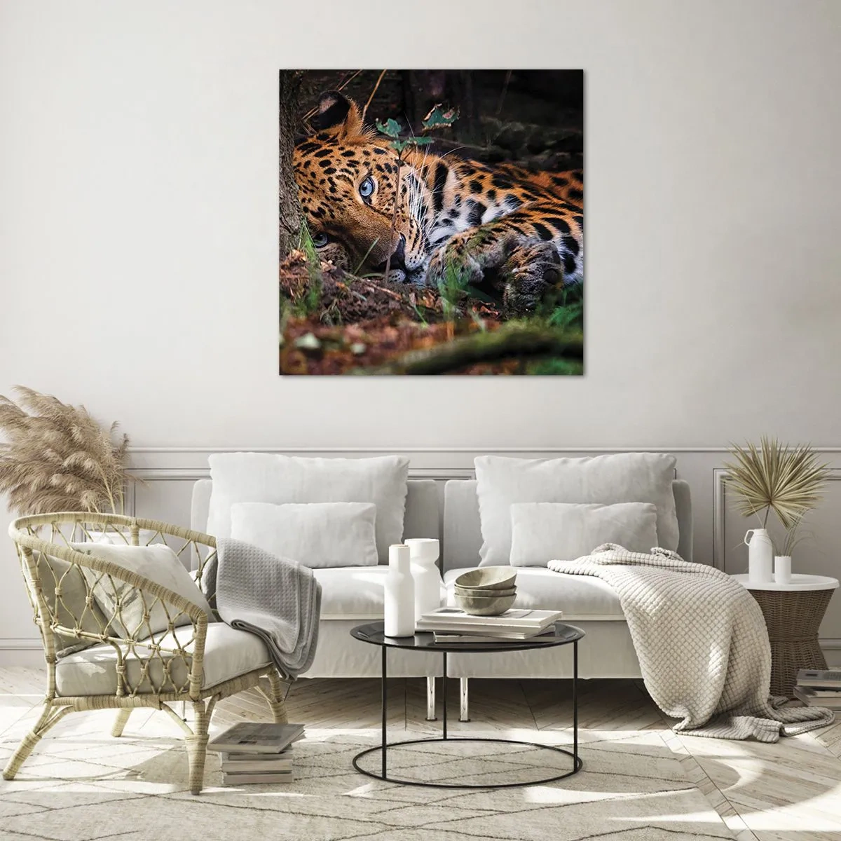 Quadro em vidro - Confie em mim - 50x50 cm