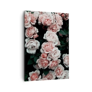 Quadro em tela - Conjuntos de rosas - 50x70 cm