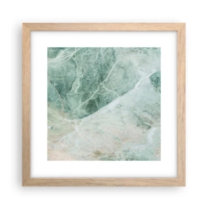 Pôster com moldura de carvalho claro - A nobre frieza da pedra - 30x30 cm