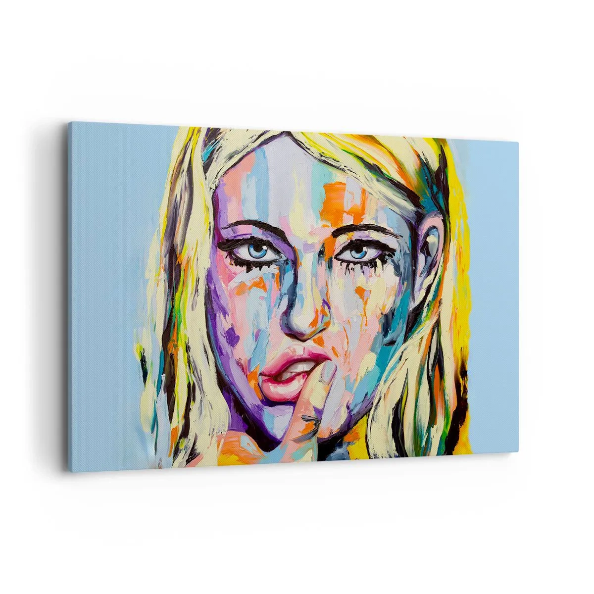 Quadro em tela - Olhe-a diretamente nos olhos - 120x80 cm