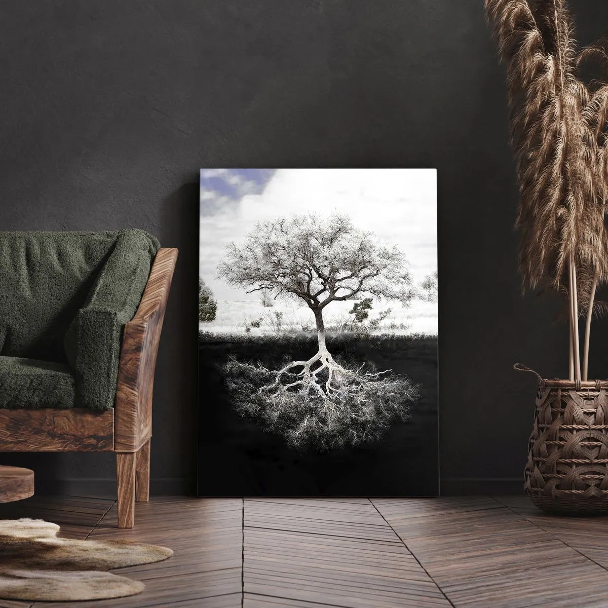 Quadro em tela - Descobrir a natureza do mundo - 70x100 cm